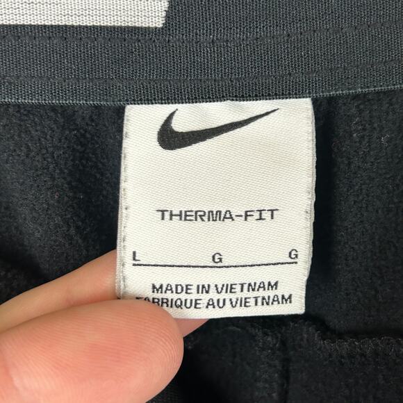 Nike THERMA-Fit Sweatpants Elastic Waist Black DQ4856-010 Men's Size L - Picture 4 of 10